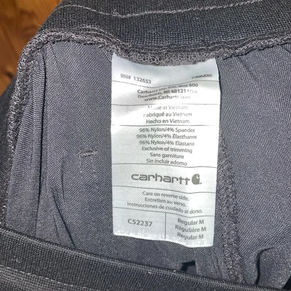 Carhartt Women's Modern Fit Tuck-In Top/Slim Leg Pant size SM/MD black scrub set - Picture 12 of 17